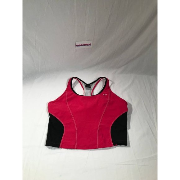 Nike Tops - Nike Dri-Fit Cropped Running Top Womens sz XL Pink